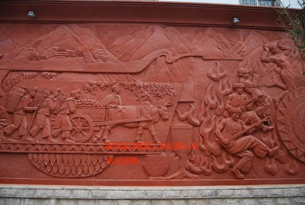 龍居雕塑-浮雕 龍居雕塑-浮雕