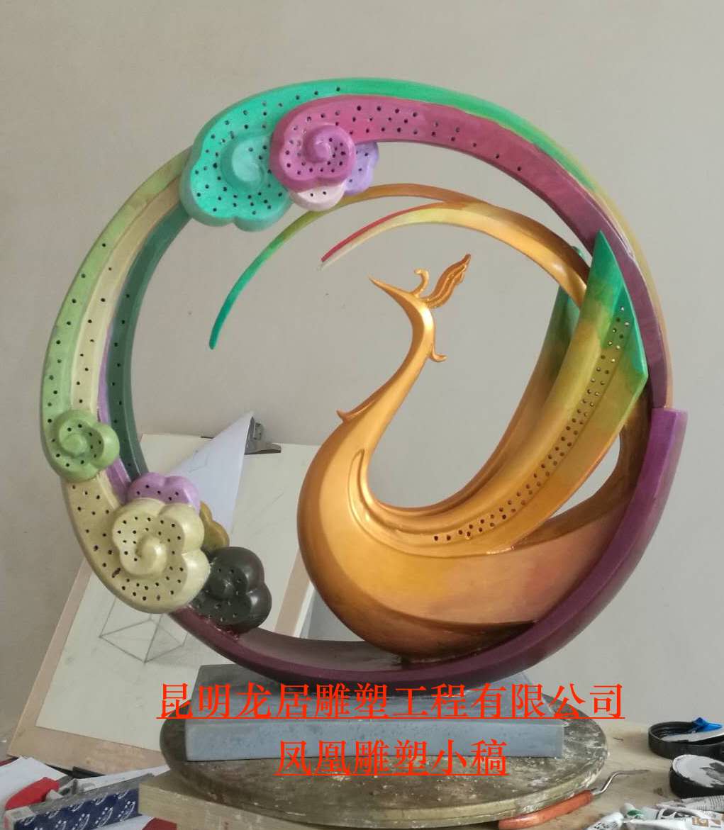 龍居雕塑-鳳凰小品 龍居雕塑-鳳凰小品